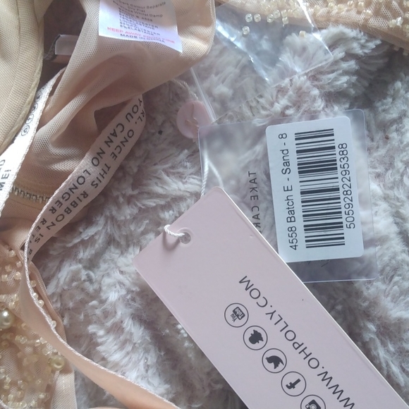 Oh polly night out long sleeve trendy dress golden color - Picture 5 of 5